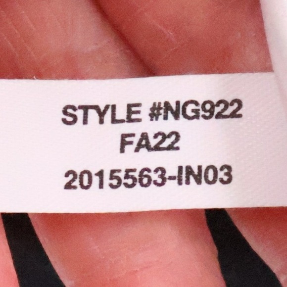 Madewell Polka Dot Ruffle Top Womens Peasant Boho Dark Romantic Office Size L - Picture 10 of 11